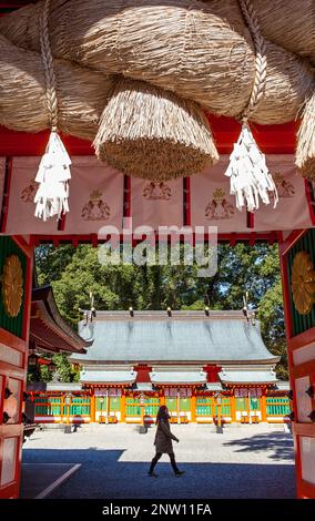 Kumano Hayatama Taisha Grand Shire, Kumano Kodo, Nakahechi Route, Wakayama, Kinki, Japan. Stockfoto