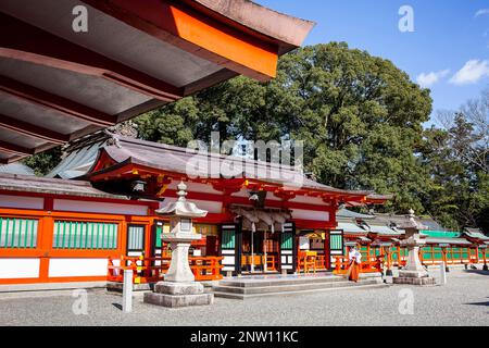 Kumano Hayatama Taisha Grand Shire, Kumano Kodo, Nakahechi Route, Wakayama, Kinki, Japan. Stockfoto