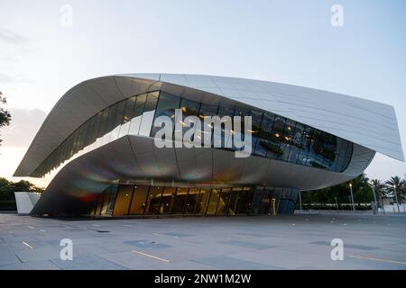 Etihad Museum mit Union House. Stockfoto