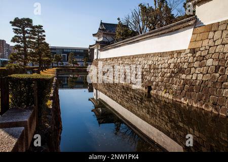 Nijo Burg, UNESCO-Weltkulturerbe, Kyoto, Japan. Stockfoto