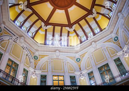 Tokyo Station, Kuppel in der Haupthalle, Marunouchi, Tokyo, Japan Stockfoto