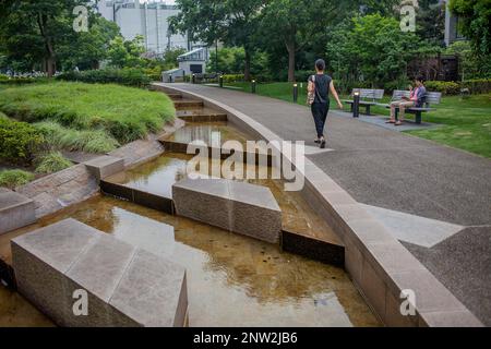 Hinokicho Park in Tokyo Midtown, in Roppongi, Tokyo, japan Stockfoto