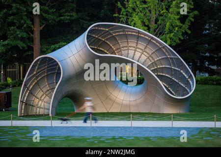 Fragment der nº5 Skulptur im Hinokicho Park in Tokyo Midtown, Roppongi, Tokyo, japan Stockfoto