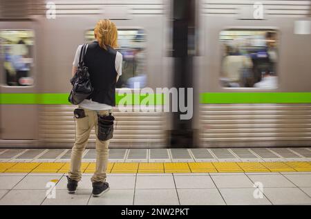 Bahnhof Shinjuku. Keio-Linie. Shinjuku, Tokio, Japan Stockfoto