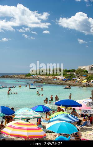 Der Strand in Punta Prosciutto, am Ionischen Meer Stockfoto