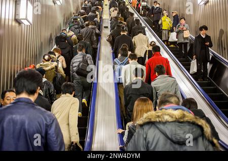 JR Shinjuku Station, Shinjuku, Tokio Stockfoto