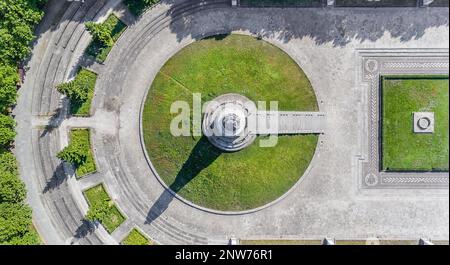 Drohnenbilder aus Treptower Park, Berlin, Deutschland. Stockfoto