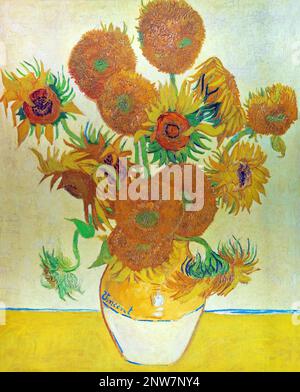 Vincent van Gogh, Sonnenblumen Stockfoto