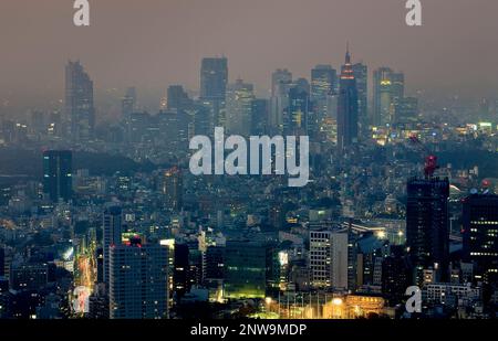 Skyline von Shinjuku.Tokyo Stadt, Japan, Asien Stockfoto