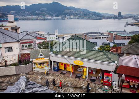 Ansichten von Glover Garden, Nagasaki, Japan Stockfoto