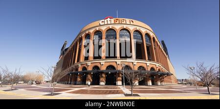 Citi Field Stadium in Queens - Heimstadion der New York Mets - Reisefotografie Stockfoto