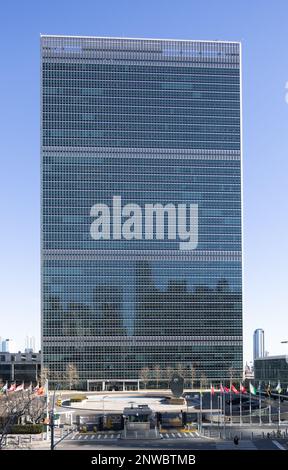 Hauptsitz der Vereinten Nationen in New York - Reisefotografie Stockfoto