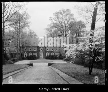 Lochiel, Gordonsville, Orange County, Virginia. Carnegie Survey of the Architecture of the South (Carnegie-Umfrage zur Architektur des Südens). Vereinigte Staaten Virginia Orange County Gordonsville, Wohnungen, Anwesen. Stockfoto