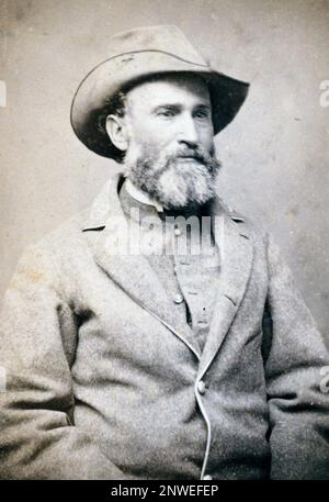 Jubal Anderson Early (1816 – 1894) Virginia Anwalt und Politiker, der während des Amerikanischen Bürgerkriegs Generalkonföderierter wurde Stockfoto