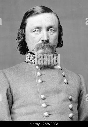 George Pickett, George Edward Pickett (1825-1875), Offizier der US-Armee, der während des Amerikanischen Bürgerkriegs ein wichtiger General der Confederate States Army wurde. Stockfoto