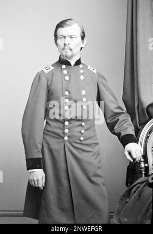 Franz Sigel (1824-1902), deutscher amerikanischer Offizier, war im Amerikanischen Bürgerkrieg als Generalmajor der Union tätig. Stockfoto