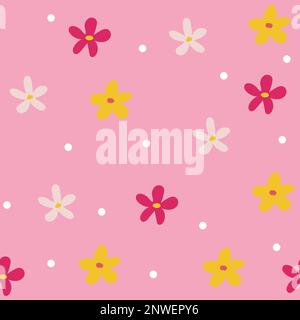 Nahtloses Muster. Elemente von Blumen Stock Vektor