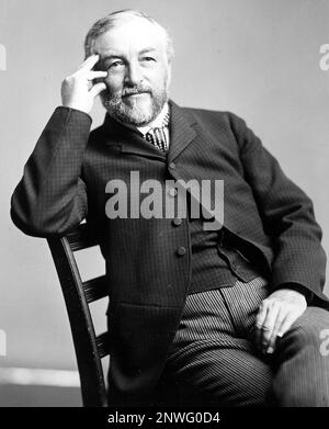 Samuel Langley, Samuel Pierpont Langley (1834-1906), amerikanischer Luftfahrtpionier, Astronomer und Physiker, Erfinder des Bolometers. Stockfoto