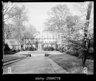 Lochiel, Gordonsville, Orange County, Virginia. Carnegie Survey of the Architecture of the South (Carnegie-Umfrage zur Architektur des Südens). Vereinigte Staaten Virginia Orange County Gordonsville, Wohnungen, Anwesen. Stockfoto