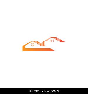 Logo-Design Für Zu Hause. Haussymbol. Logovektor wird erstellt Stock Vektor