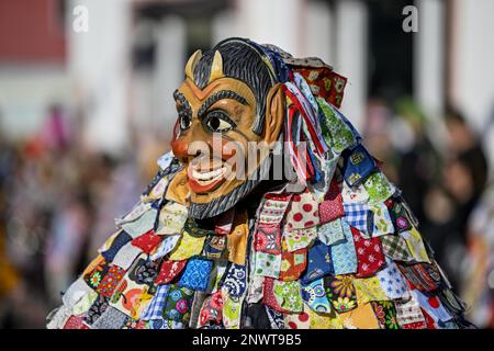 Schantle-Narren-Gilde von Horb am Neckar auf der Großen Karnevalsparade, Karnevalsparade, Oberkirch, Ortenaukreis, Baden-Württemberg, Deutschland Stockfoto