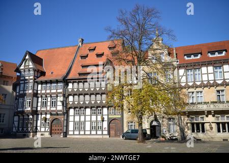 Huneborstelsches Haus, von Veltheimsches Haus, Burgplatz, Brunswick, Niedersachsen, Deutschland Stockfoto
