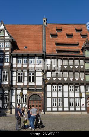 Huneborstelsches Haus, von Veltheimsches Haus, Burgplatz, Brunswick, Niedersachsen, Deutschland Stockfoto