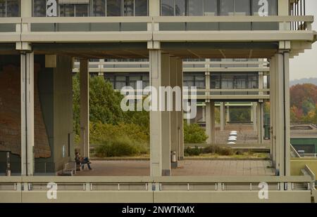 Gebäude Reihe N, Ruhruniversität, Bochum, Nordrhein-Westfalen, Deutschland Stockfoto