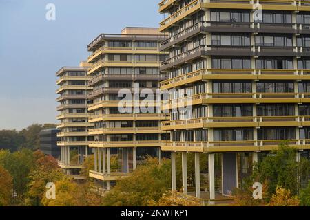 Gebäude Reihe G, Ruhruniversität, Bochum, Nordrhein-Westfalen, Deutschland Stockfoto