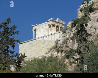 Nike-Tempel, Akropolis, Athen, Griechenland Stockfoto