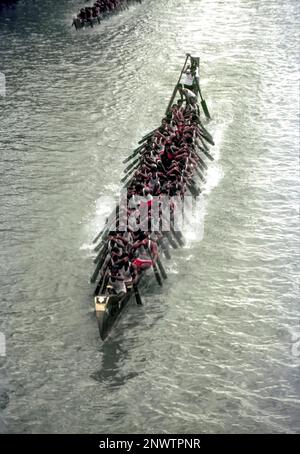 Bootsrennen in Payippad bei Haripad Kerala, Indien, Asien Stockfoto