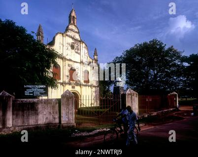 St. Francis C. S. I Kirche, die älteste Kirche, die von den Europäern in Indien erbaut wurde, 1510 A. D. Fort kochi, Kerala, Indien, Asien Stockfoto