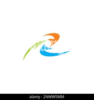 Design Mit Kreisförmigem Pfeil. Arrow Logo-Vektorsymbol-Vorlage Stock Vektor