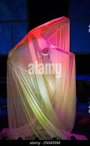 China National Acrobatic Troupe. Tiandi Theater. 10 Dongzhimen South Street, Beijing, China Stockfoto