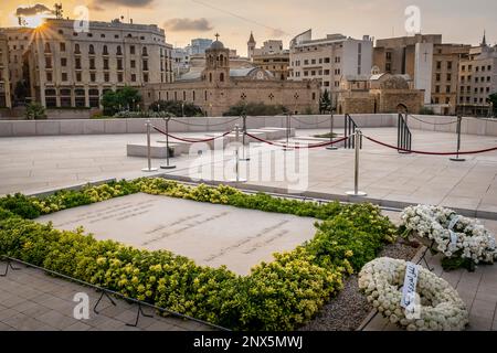 Rafiq Hariri Mausoleum, Beirut, Libanon Stockfoto