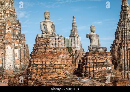 Wat Chaiwatthanaram, Ayutthaya, Thailand Stockfoto