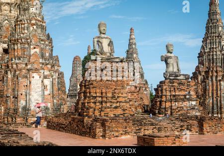 Wat Chaiwatthanaram, Ayutthaya, Thailand Stockfoto