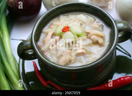 Saure Scharfe Suppe Stockfoto