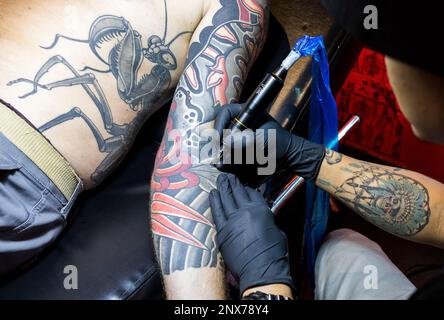 Common Ground Tattoo Studio, 300 Rimklongsatorn Rd, Bangkok, Thailand Stockfoto