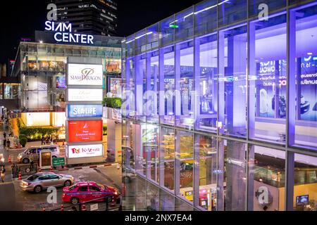 Siam Center Einkaufszentrum, an der Rama I Straße, Bangkok, Thailand Stockfoto