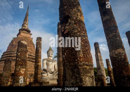 Wat Sa Si, im Sukhothai Historical Park, Sukhothai, Thailand Stockfoto