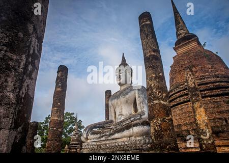 Wat Sa Si, im Sukhothai Historical Park, Sukhothai, Thailand Stockfoto