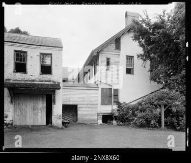 Bluff Hall, Demopolis, Marengo County, Alabama. Carnegie Survey of the Architecture of the South (Carnegie-Umfrage zur Architektur des Südens). Vereinigte Staaten, Alabama, Marengo County, Demopolis, Building Divisions, Häuser. Stockfoto