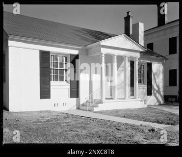 Randolph House, Macon, Bibb County, Georgia. Carnegie Survey of the Architecture of the South (Carnegie-Umfrage zur Architektur des Südens). Vereinigte Staaten, Georgia, Bibb County, Macon, Häuser, Spalten. Stockfoto