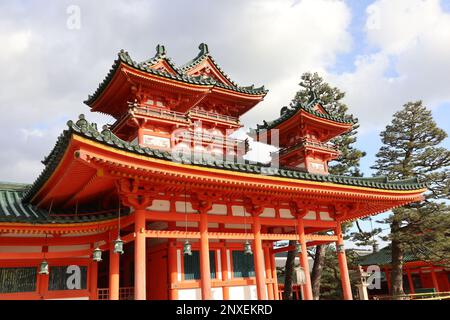 Heian-Schrein in Kyōto, Japan Stockfoto