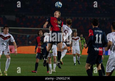 San Vito - Gigi Marulla Stadion, Cosenza, Italien, 28. Februar 2023, Brescianini Marco Cosenza Kopfschuss während Cosenza Calcio vs. Reggina 1914 - Ital Stockfoto