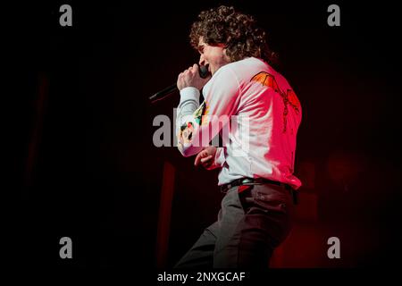 Mailand, Italien. 20. Februar 2023. Don Broco Live-Konzert im Magzzini Generali in Mailand, Italien, Februar 20 2023 (Foto: Andrea Ripamonti/NurPhoto) Guthaben: NurPhoto SRL/Alamy Live News Stockfoto