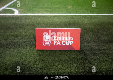 Burnley, Großbritannien. 1. März 2023 Das FA-Cup-Spiel zwischen Burnley und Fleetwood Town in Turf Moor, Burnley, am Mittwoch, den 1. März 2023. (Foto: Mike Morese | MI News) Guthaben: MI News & Sport /Alamy Live News Stockfoto