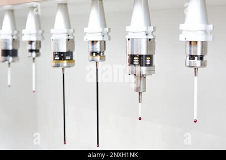 Sensoren mit optischer Signalübertragung zur Maschinensteuerung Stockfoto