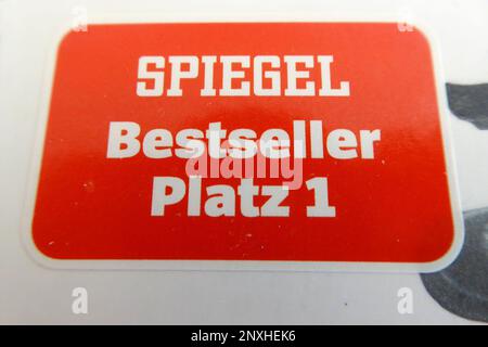 Spiegel Bestseller Platz 1 / Eins Stockfoto